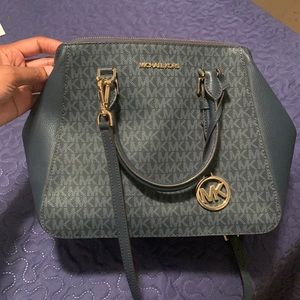 Navy blue Michael Kors bag